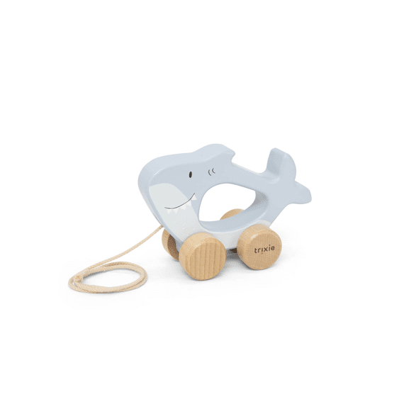 Trixie Toys Houten Trekspeeltje Mr Shark