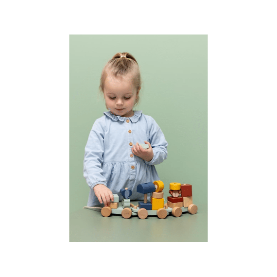 Trixie Toys Houten Mini Dierentrein