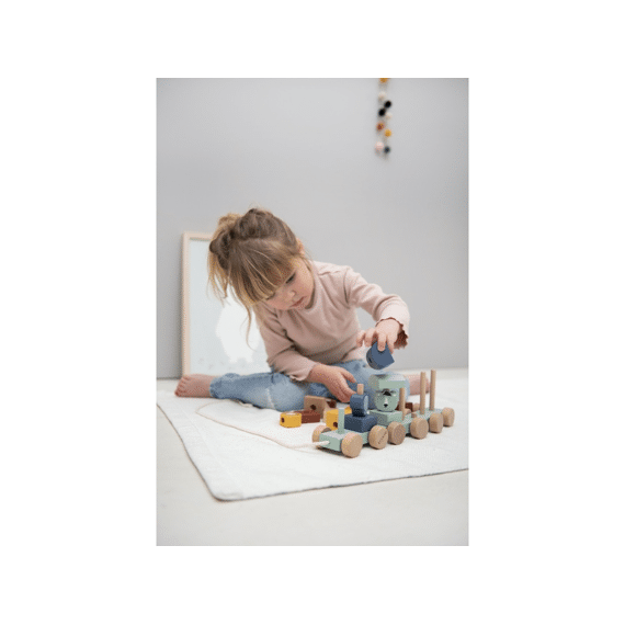 Trixie Toys Houten Mini Dierentrein