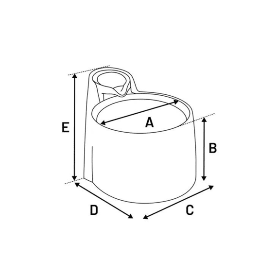 Drinkfontein Bellagio Groen 2000ml
