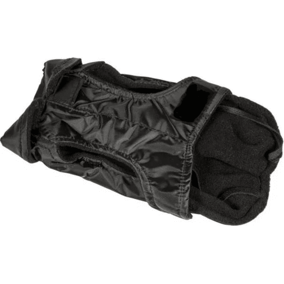 Regenjas Zwart Met Fleece Voering / 110 - 39 Cm