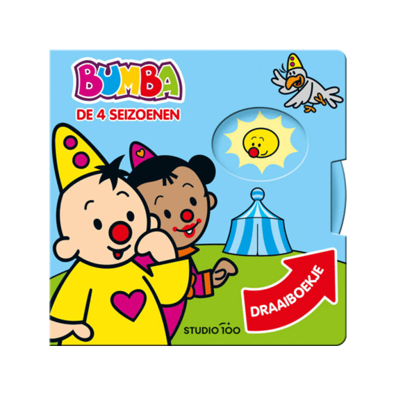 Bumba Kartonboekje Met Draaiwiel De 4 Seizoenen