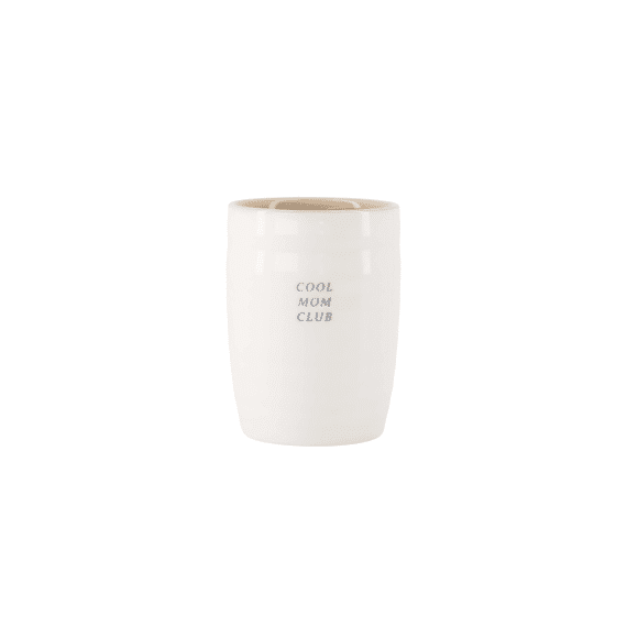 Zusss Koffiemok Cool Mom Club Wit / Oker