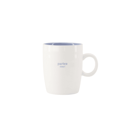 Zusss Theemok Partea Time Wit / Lichtblauw