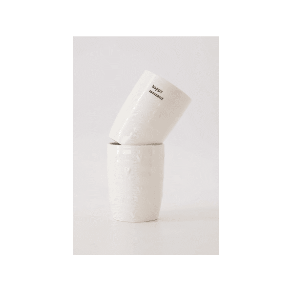 Zusss Koffiemok Happy Moment Wit