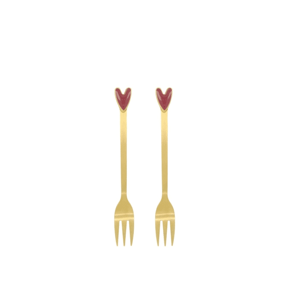Zusss Vorkjes Hartje Goud / Rood Set/2