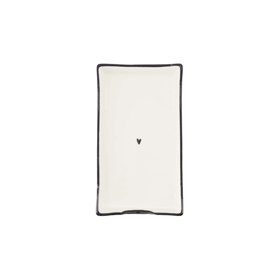 Zusss Servethouder Rechthoek Keramiek Wit