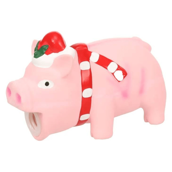 Kerst Speelgoed Ishaan Varken Roze 6x14x9cm