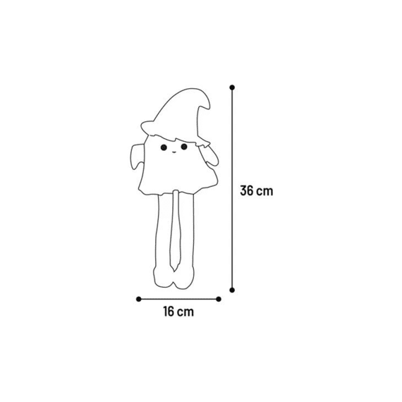 Halloween Speelgoed Binni Oranje 20x7,5x36cm Assortiment