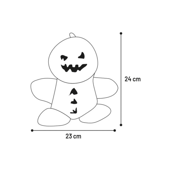 Halloween Speelgoed Absor Mannetje Oranje 23x9x26cm