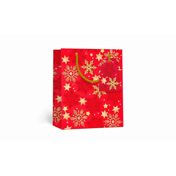 Giftbag Red X-mas M
