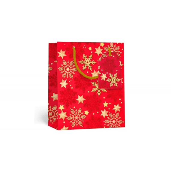 Giftbag Red X-mas L