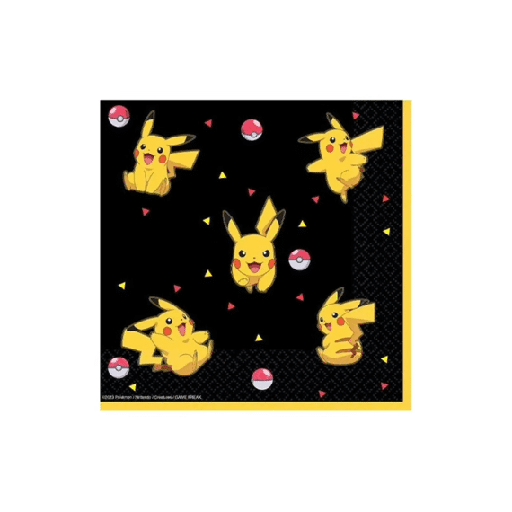 Pokemon Servetten 33x33cm 16st