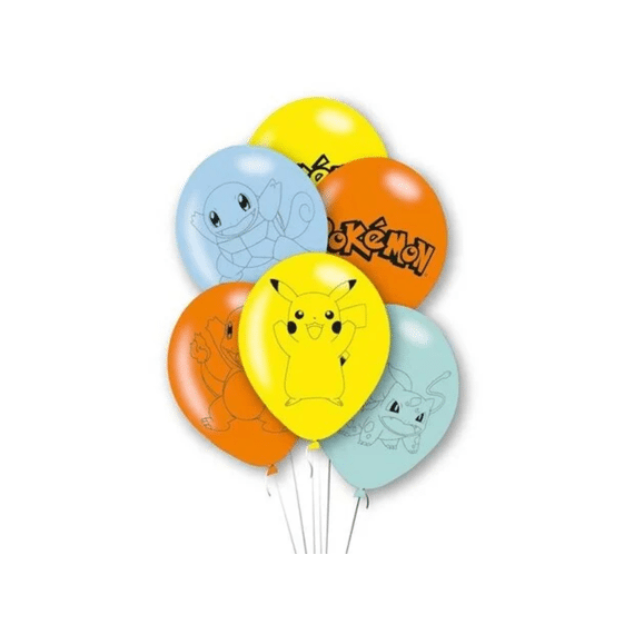 Pokemon Ballonnen 6st