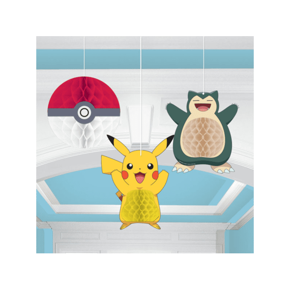 Pokemon Honeycomb Versiering Papier 3st