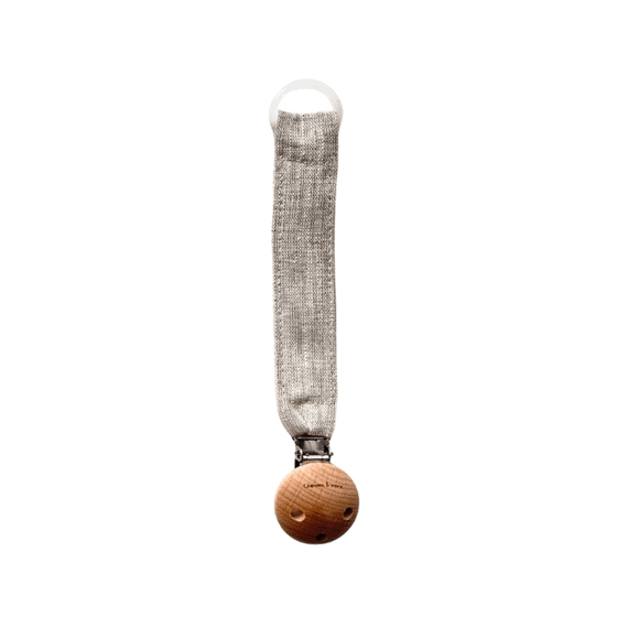 Chewies And More Fopspeenketting Linnen Beige