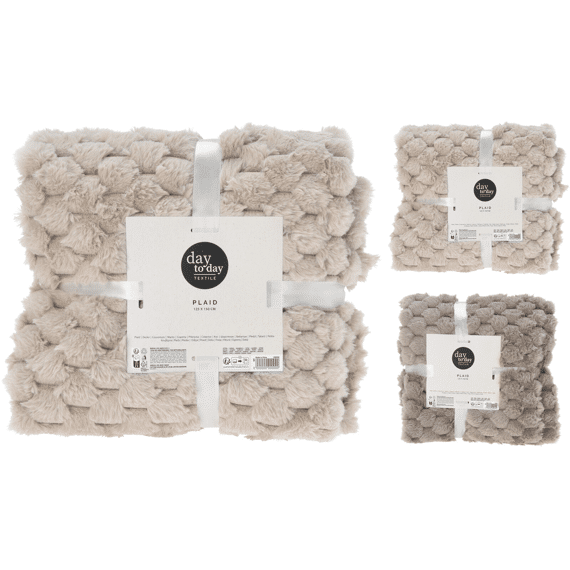 Plaid 150x125cm - Assortiment