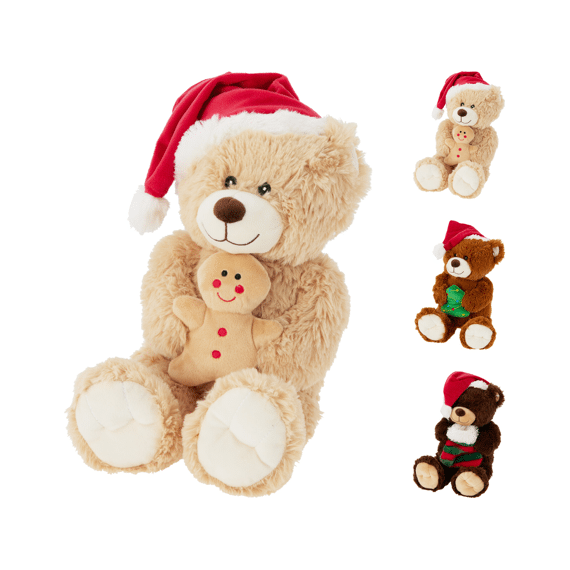 Kerstbeer 45cm Plushe Assortiment
