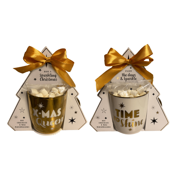 Xmas Mugs Porselein  Assortiment