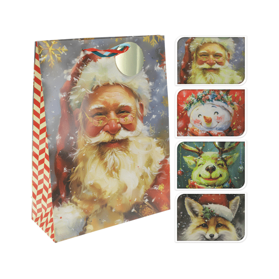 Geschenktas Extra Large   40x30x10cm Assortiment