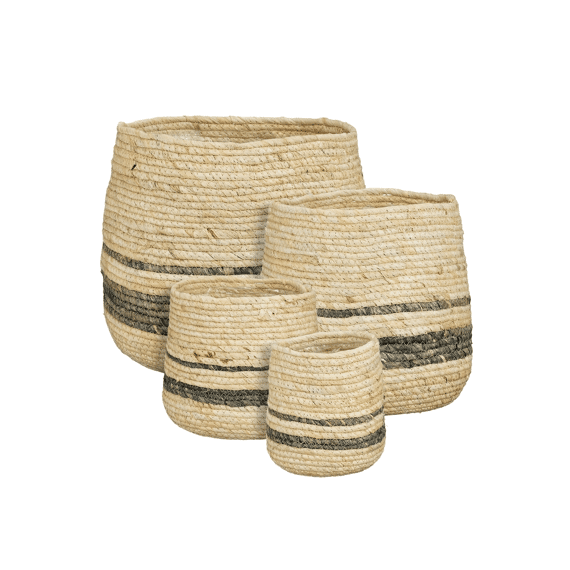 Mand Rond Grijs Klein