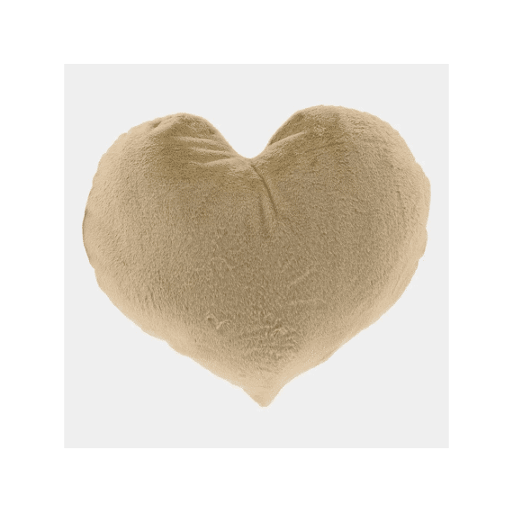 Kussen Hart Crush 65x60cm Sand