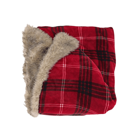 Plaid Kenza 130x170cm Red