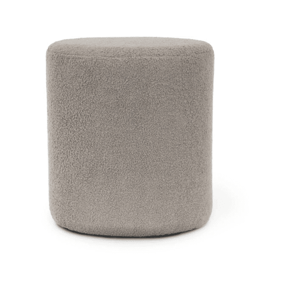 Poef Teddy 35x38cm Chateau Grey