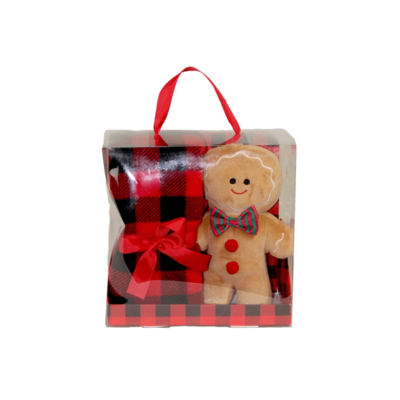 Giftbox Xmas Red 90x75cm Cookie