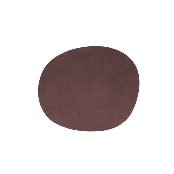 S&P Dinner Placemat Organisch  43,5x36,5cm Kanstanjebruin