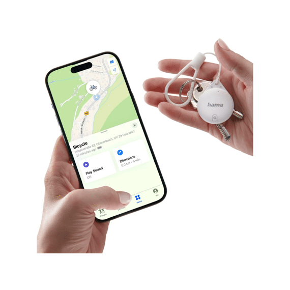 Hama Sleutelvinder Voor Apple App Bluetooth Wit