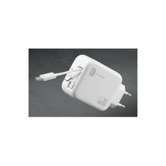 Cellularline Reislader Roller Met Usb-c Kabel 65w Wit