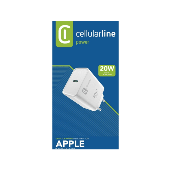 Cellularline Lader Kit Voor Apple Usb-c 20w Wit