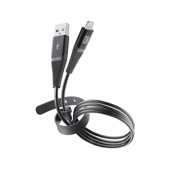Cellularline Spiral Kabel Usb-c 1.2m Zwart