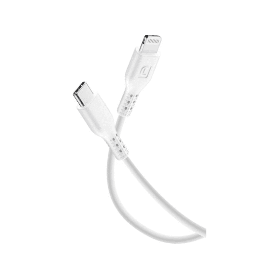 Cellularline Usb-kabel Usb-c Naar Lightning Versterkt 1.5m Wit