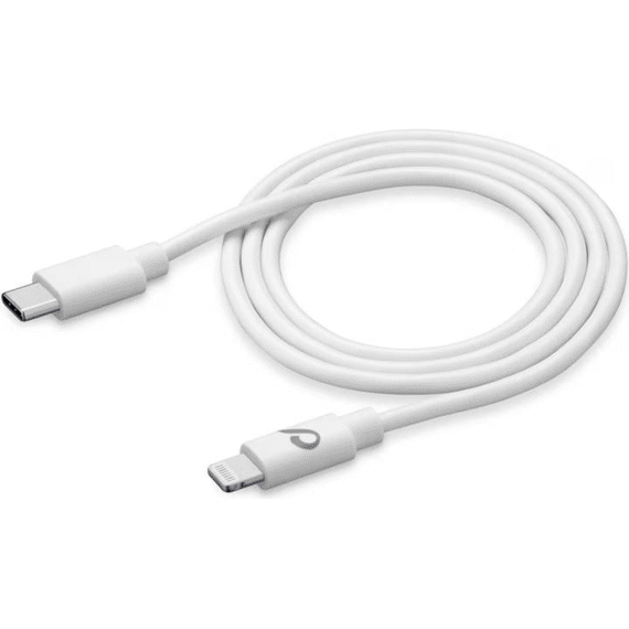 Cellularline Usb-kabel Usb-c Naar Lightning Versterkt 1.5m Wit