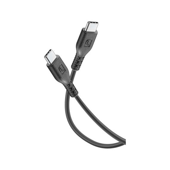 Cellularline Usb Kabel Kevlar Usb-c Naar Usb-c 2m Zwart