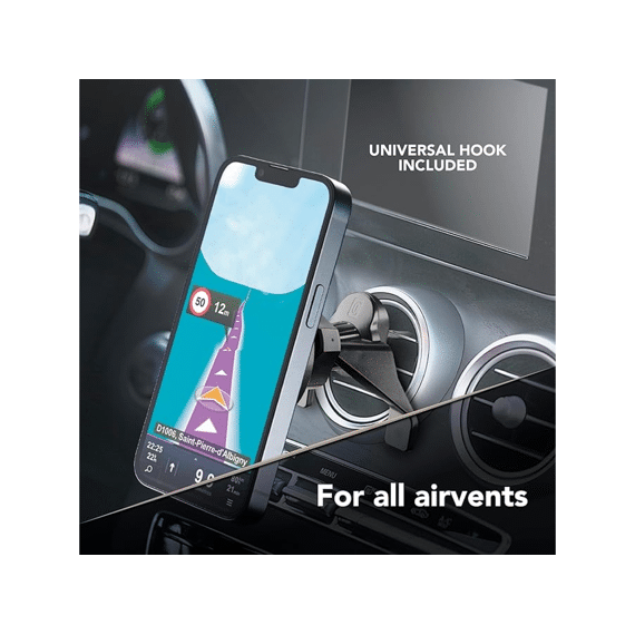 Cellularline Autohouder Mag Qi2 Draadloos 15w Zwart