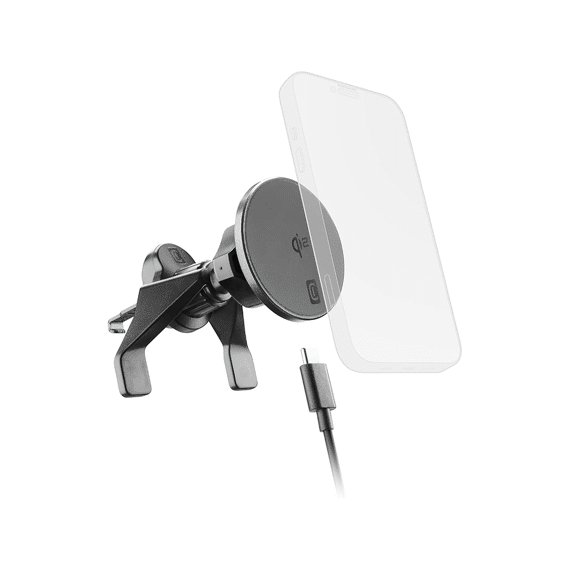 Cellularline Autohouder Mag Qi2 Draadloos 15w Zwart