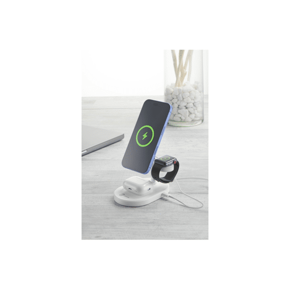 Cellularline Laadstation Mag Trio 3-in-1 Qi2 Draadloos Wit