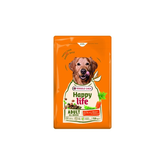 Happy Life Adult Met Rundsmaak 2,5kg