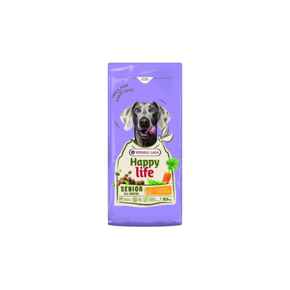 Happy Life Senior Met Kip 12,5kg