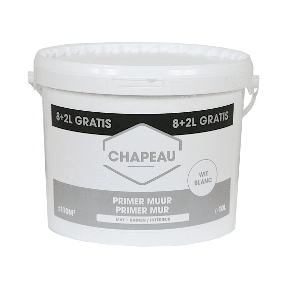 Muurprimer 8+2l Wit Binnen