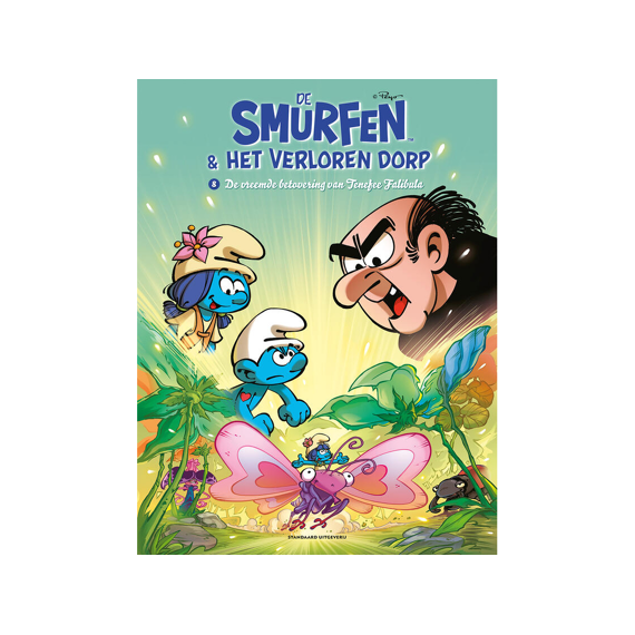 Strip De Smurfen En Het Verloren Dorp Nr 8 De Vreemde Betovering Van Tenefee Falibula