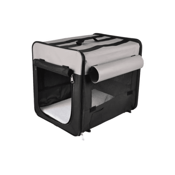 Transportkooi Smart Top Plus Zwart & Grijs 46x64x53cm