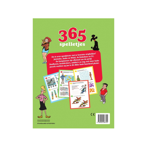 365 Spelletjes Met Al Jouw Favoriete Stripfiguren