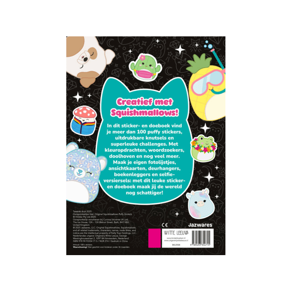 Sticker- En Doeboek Original Squishmallows De Super Squishy Club