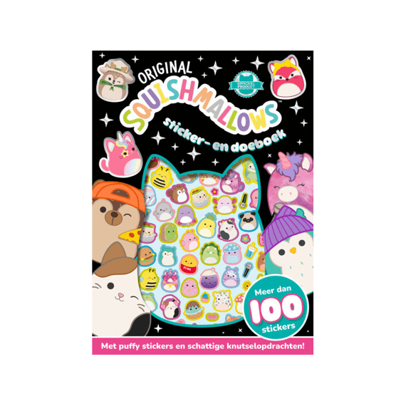 Sticker- En Doeboek Original Squishmallows De Super Squishy Club