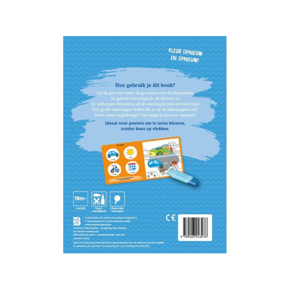 Kleuren Met Water Voor De Kleintjes: Eerste Woordjes