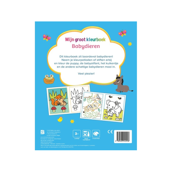 Mijn Groot Kleurboek Babydieren